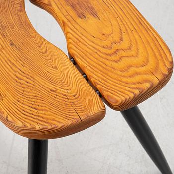 Ilmari Tapiovaara, a 'Pirkka' stool from Laukaan Puu, Finland, 1960's.