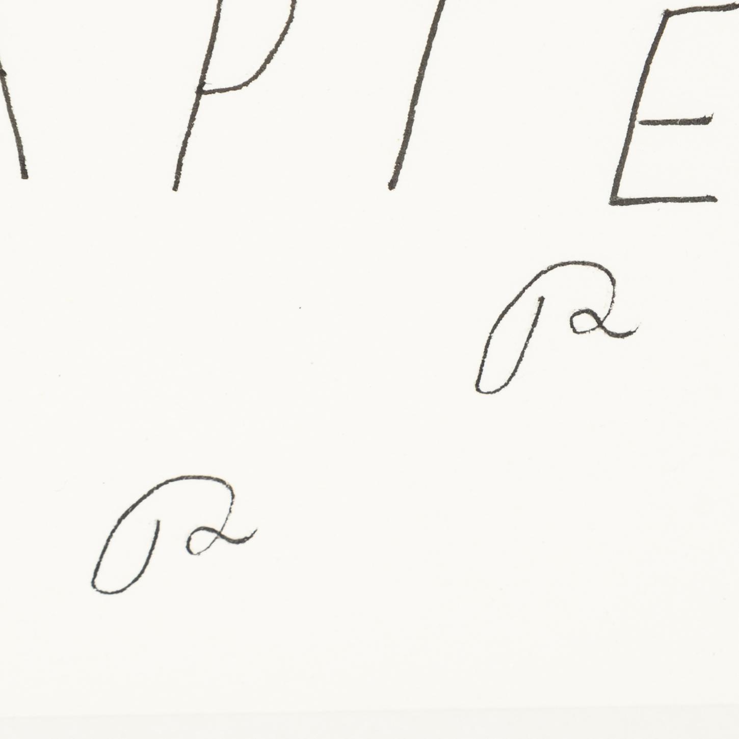 Roger Risberg, tuschteckning, signerad. Utförd 2008.