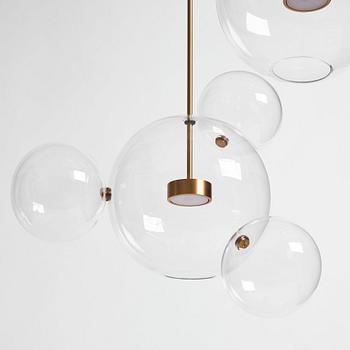 Giopato & Coombes, a "Bolle 14" ceiling lamp, Kalmar Werkstätten, for Svenskt Tenn, 2015.