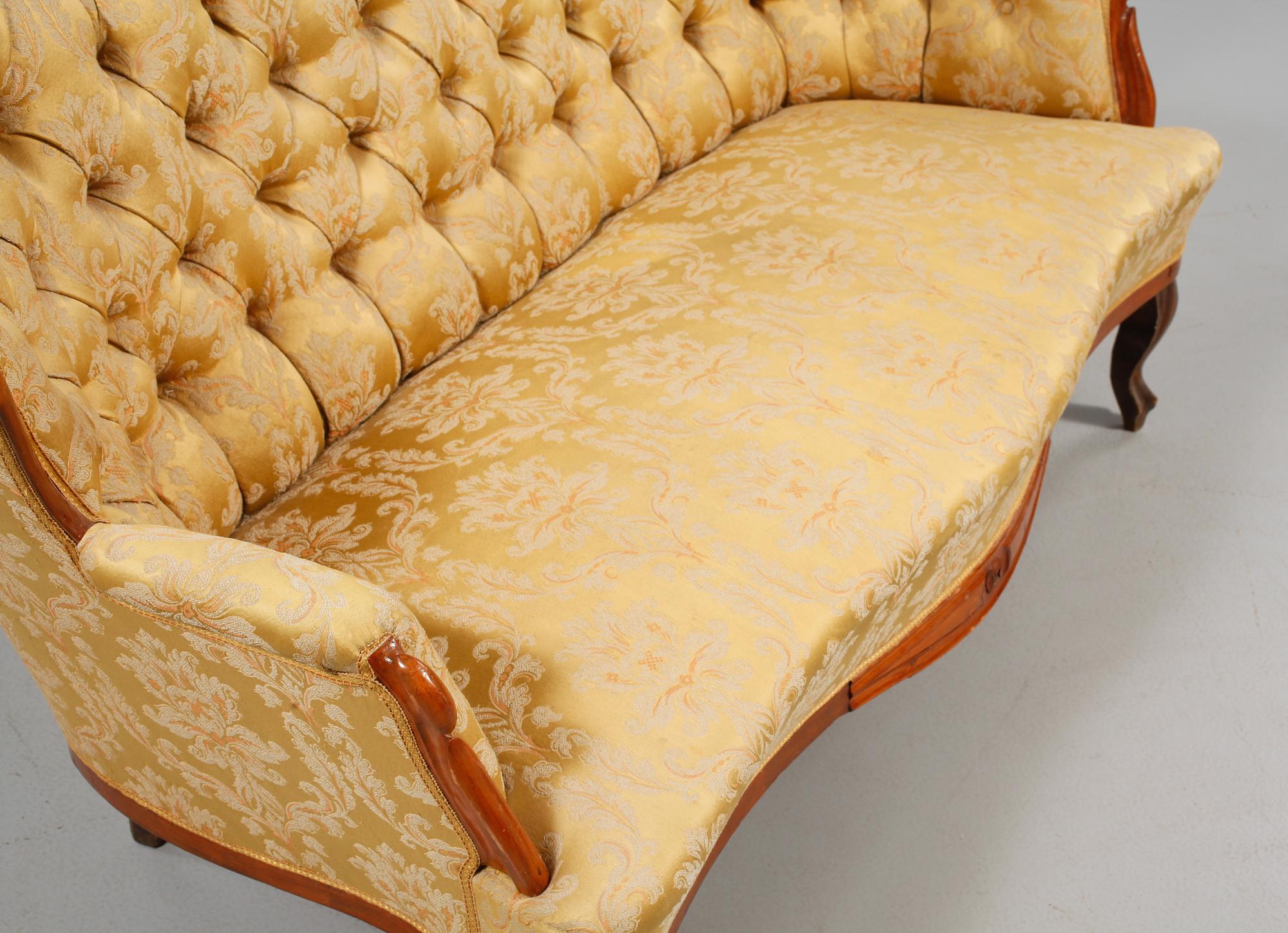 SOFFA, nyrokoko, 1800-tal.