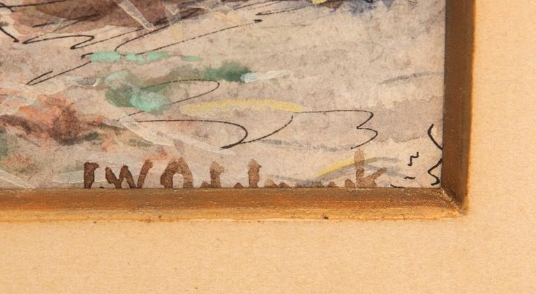 Frans Wilhelm Odelmark, Elves eat porridge.