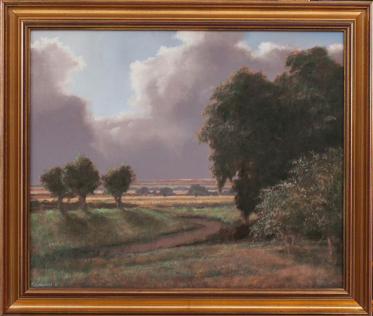 ANDERS EMGÅRD, olja och tempera på duk, signerad, a tergo daterad -81.