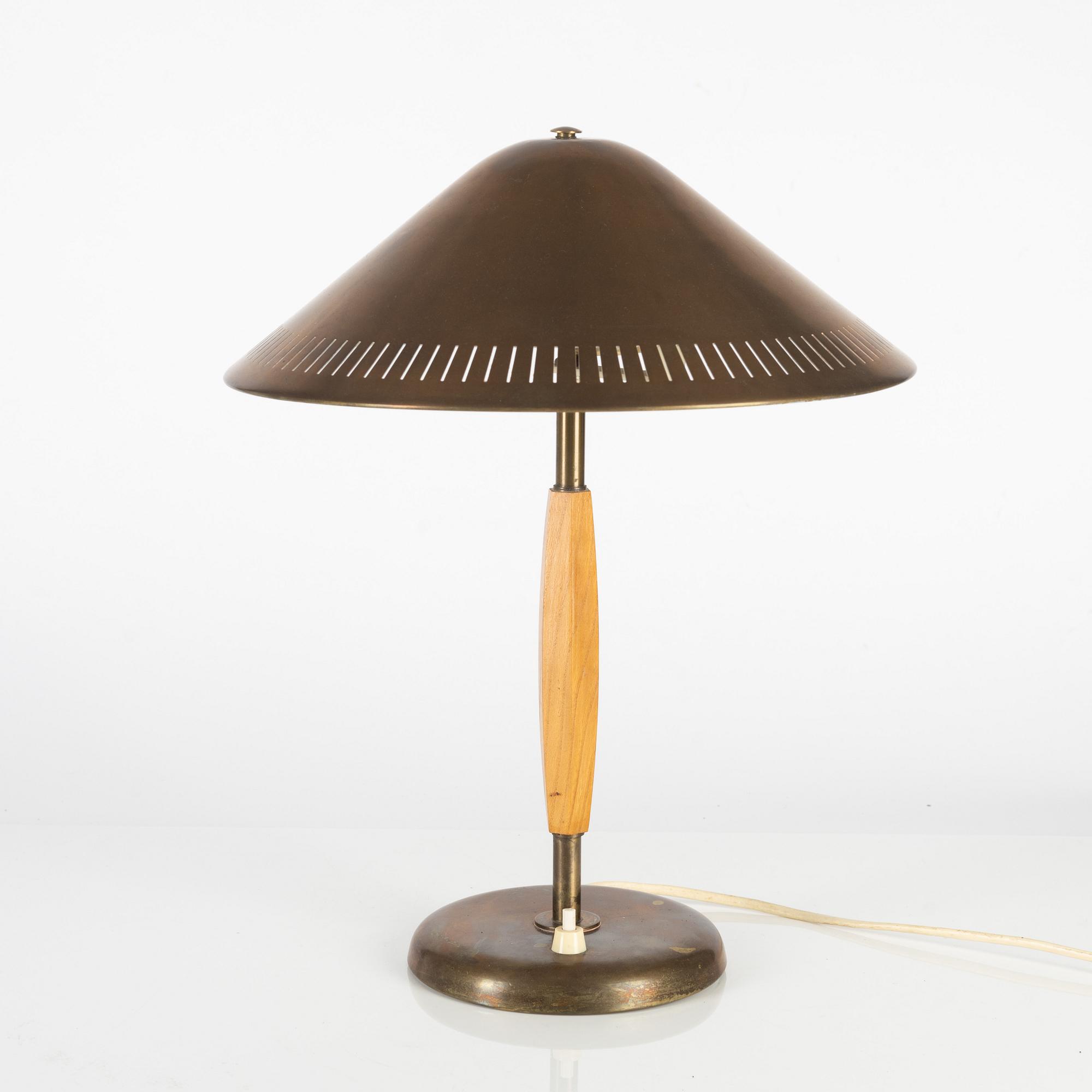 Harald Notini, Table Lamp, model "15296", Arvid Böhlmarks Lampfabrik, 1940s-50s.