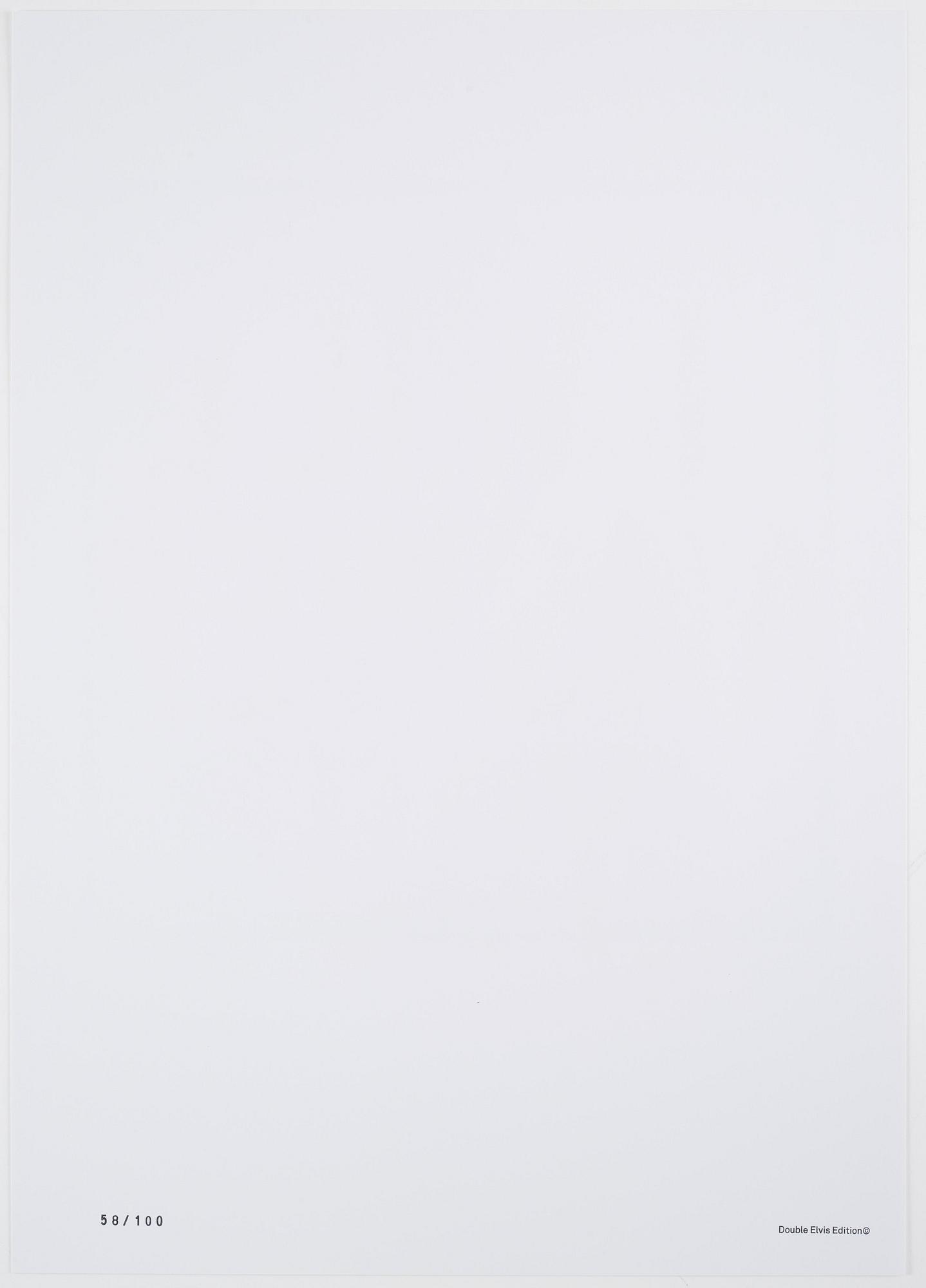 Double Elvis Edition Portfolio, 2010.