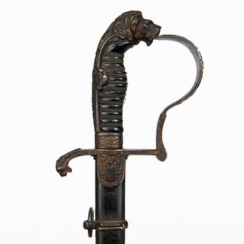 A German officer's sword, circa 1900.