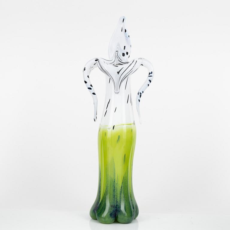 Ludvig Löfgren, vase, "Atomic Orchid", Kosta Boda.