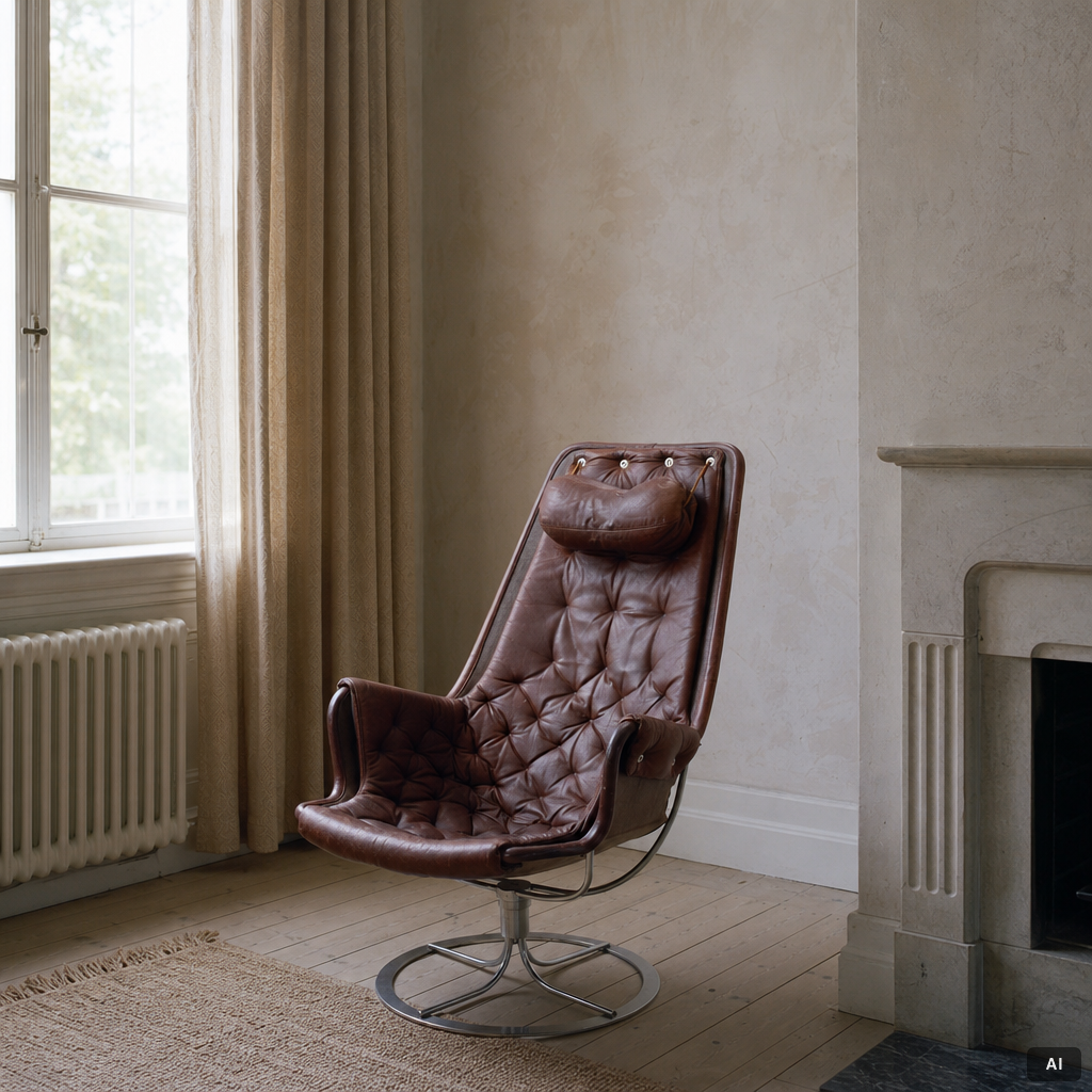 Bruno Mathsson, armchair, 'Jetson', Dux.