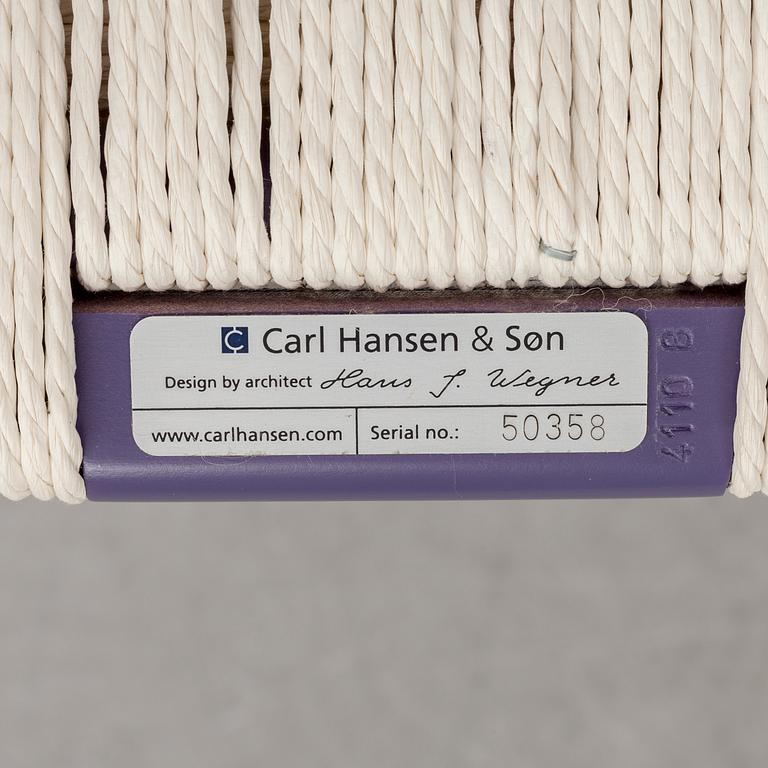 HANS J WEGNER, a pair of 'Y' chairrs from Carl Hansen & Søn, Denmark, 21st Century.