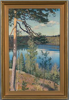 Väinö Blomstedt, "LAKE IN THE WILDERNESS".