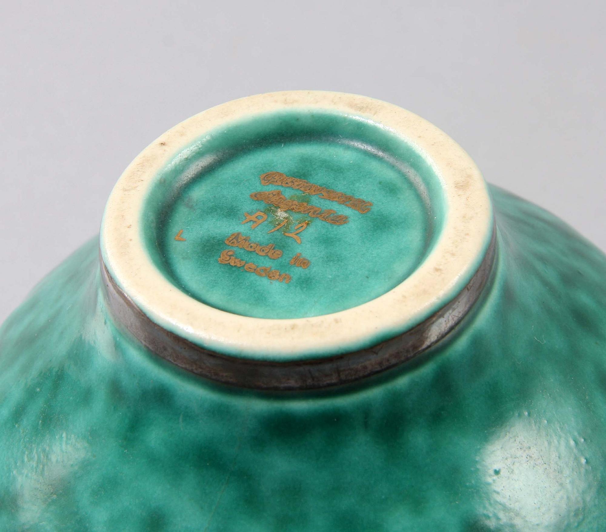 SKÅL, stengods, "Argenta" Wilhelm Kåge, Gustavsberg.