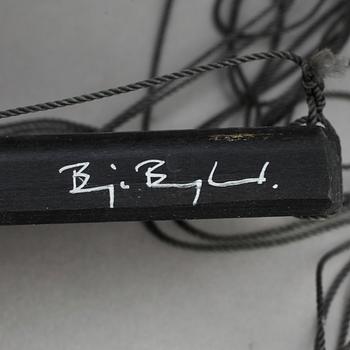 SKULPTUR, stengods, Börje Berglund, signerad på sockel. Sannolikt Gustavsberg.