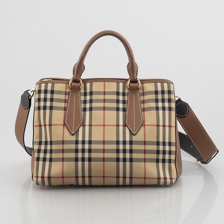 Burberry, a handbag.