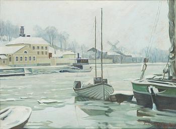 Ali Munsterhjelm, Wintery Aura River.