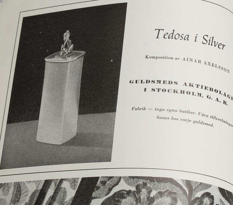 TIDSKRIFTER, Form, Svenska Slöjföreningens Tidskrift, 1950 och 1960-tal.