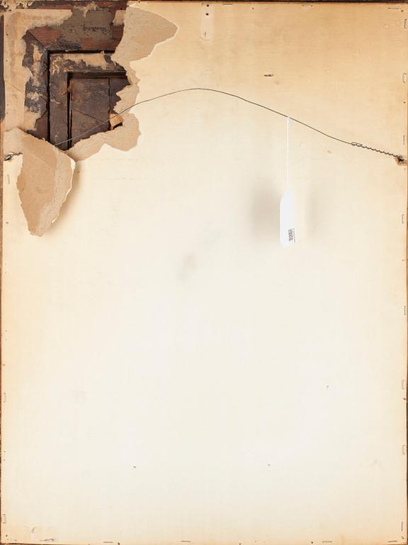 TUNTEMATON TAITEILIJA, öljy paperille, pingotettu kankaalle, signeerattu Holt. 1800-luvun loppupuoli.