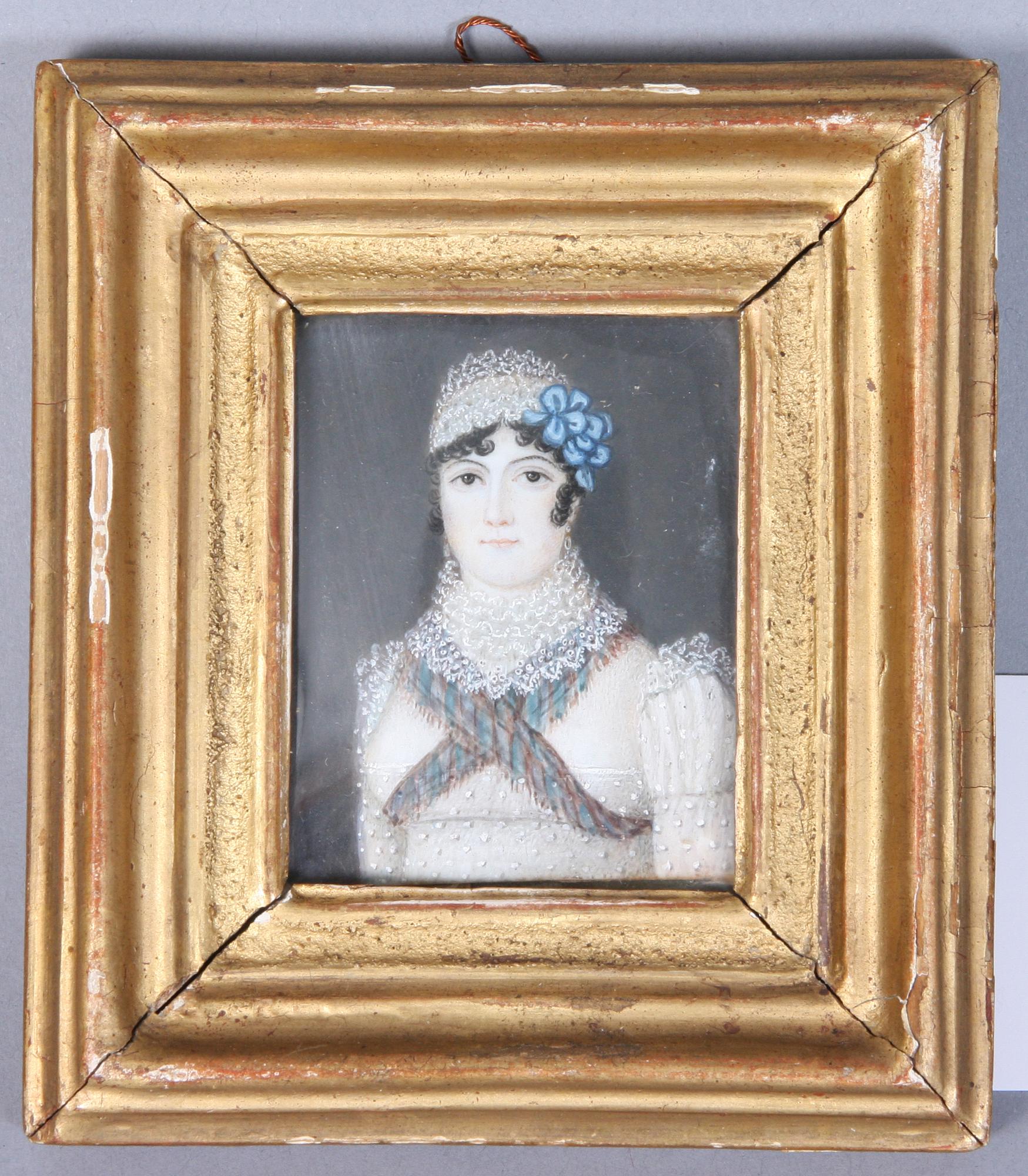 OKÄND KONSTNÄR, miniatyrmålning, 1800-tal.