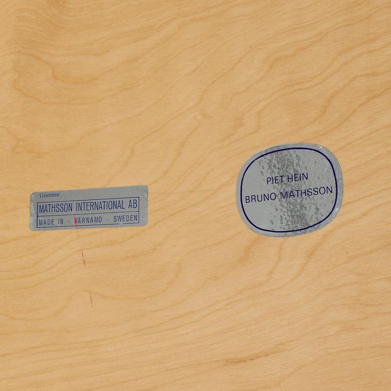 SOFFBORD, Supercirkel, Bruno Mathsson & Piet Hein, Mathssons International, Värnamo.
