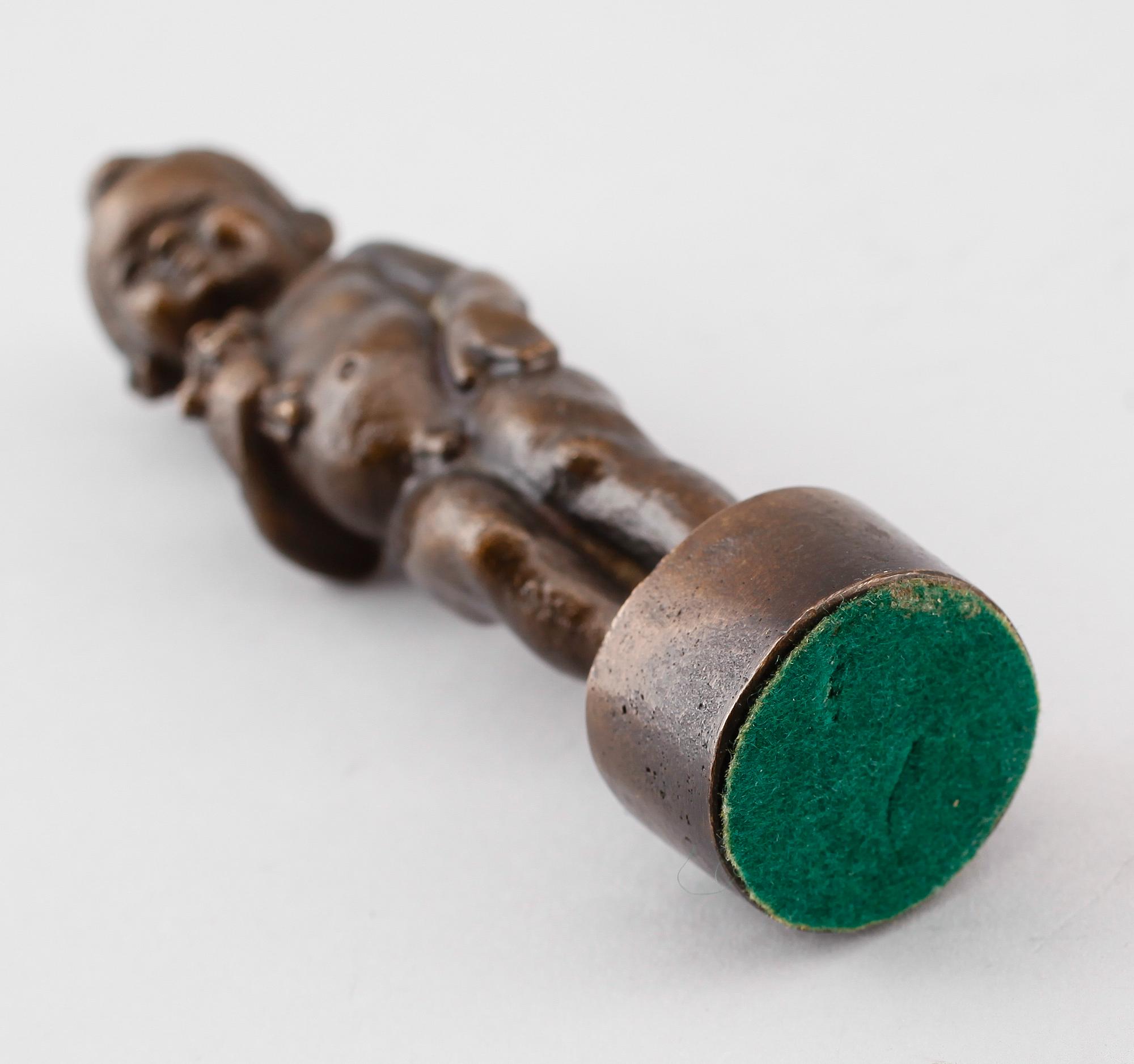 JONAS FRÖDING, skulptur, brons, signerad.