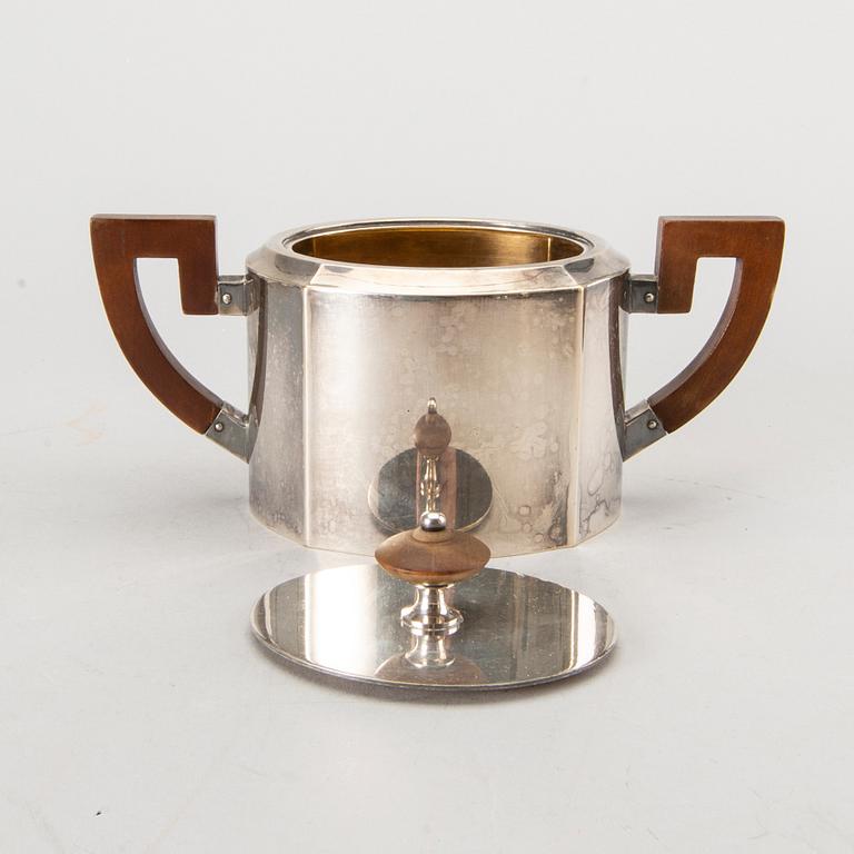 WÜRTTEMBERGISCHE METALLWARENFABRIK (WMF), kaffeservis, 3 delar, nysilver, Tyskland.