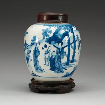 KRUKA, porslin. Qing dynastin, Kangxi (1662-1722).