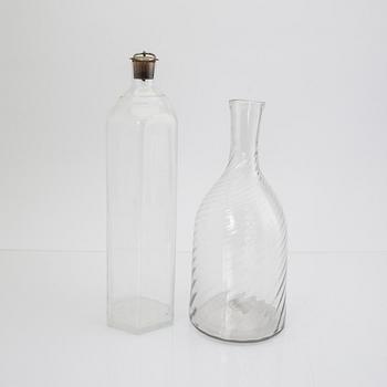 Karaffer 4 st 18/1900-tal.