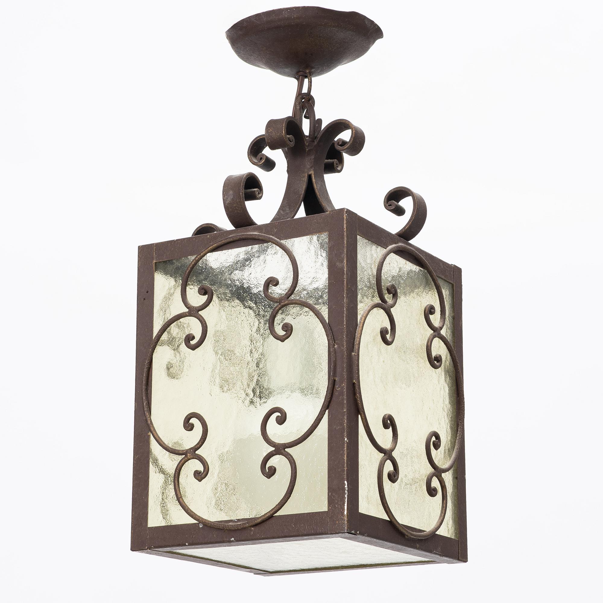 Ceiling lamp, first half of the 20th century.