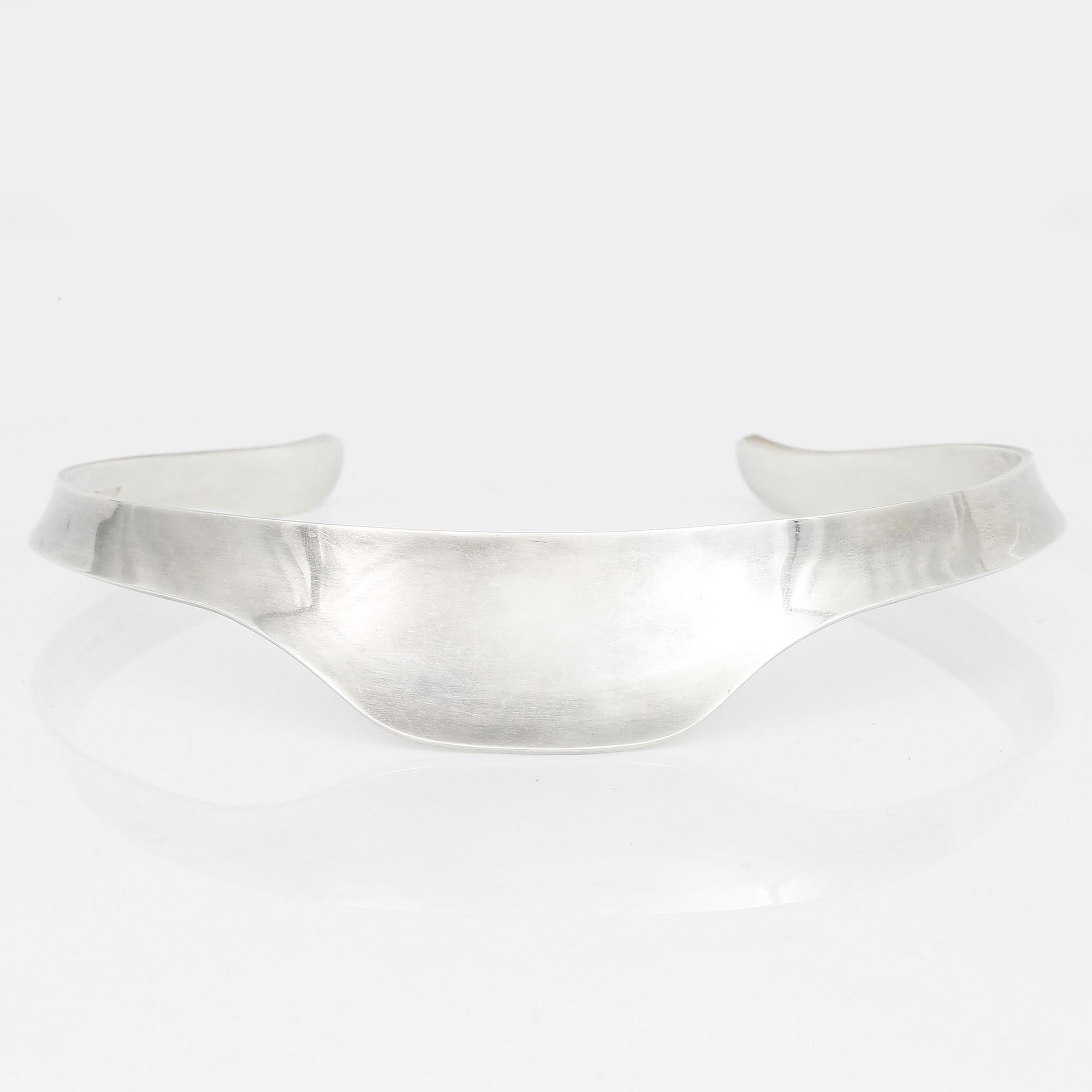 HALSRING, silver, Sigurd Persson, Stockholm, 1962. Vikt ca 55g.