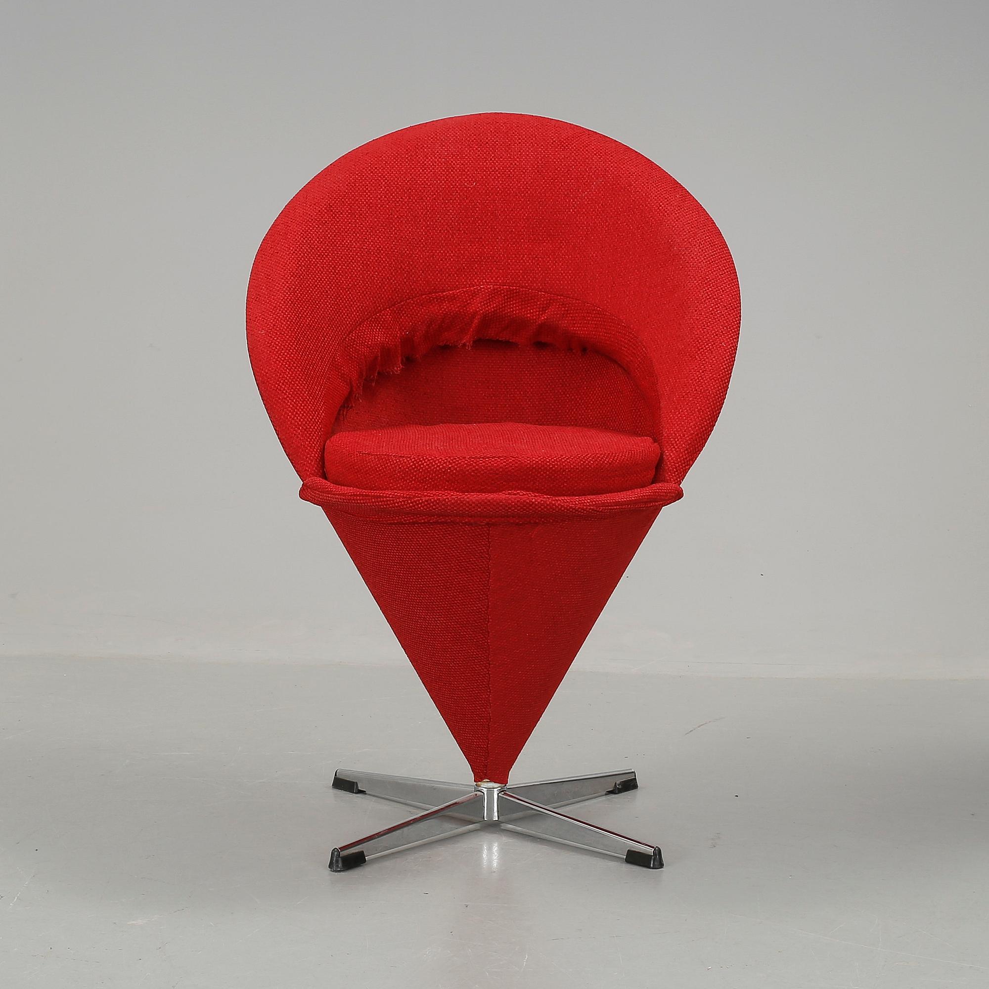 FÅTÖLJ, "Cone Chair", Verner Panton, Fritz Hansen.