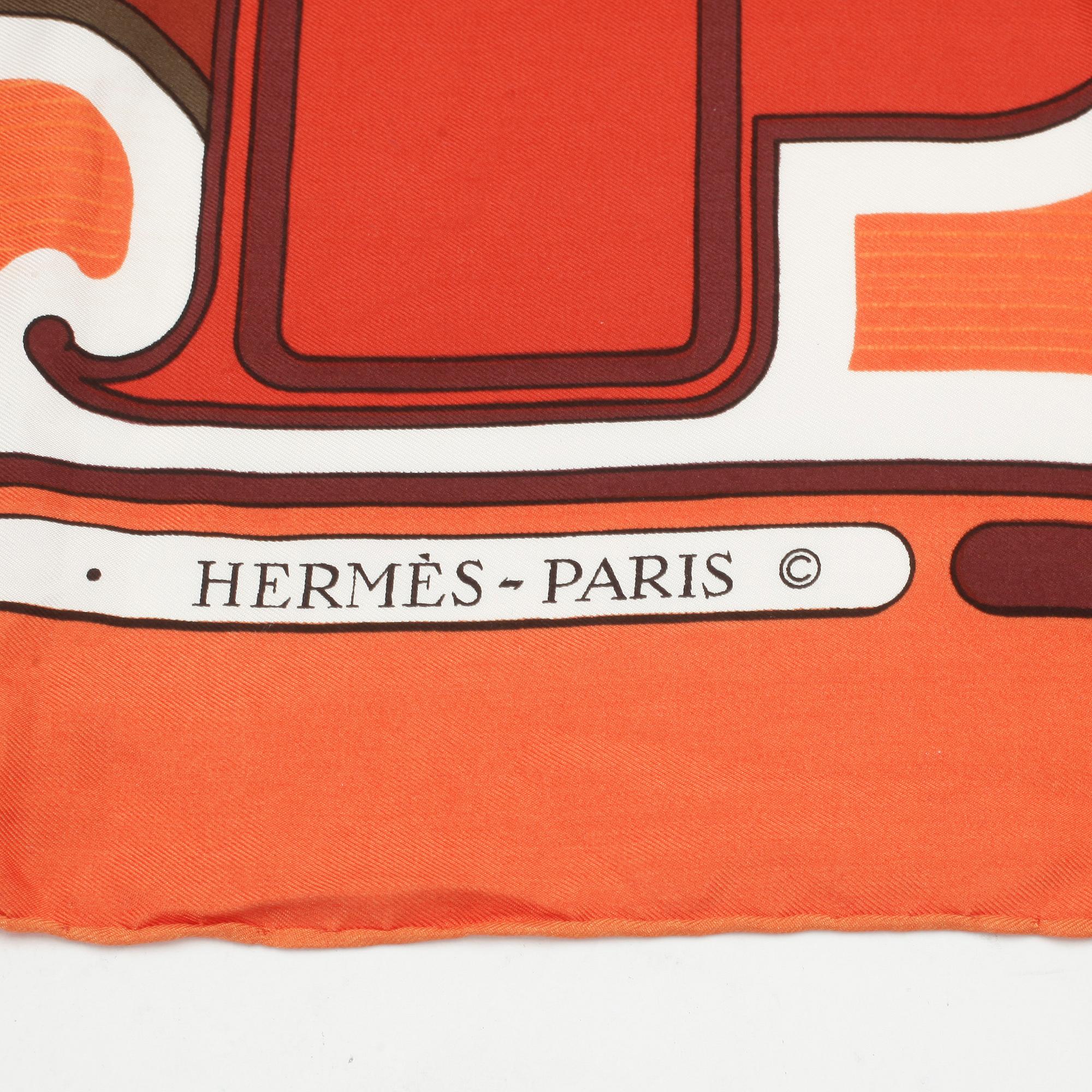 SCARFS, 3 st, siden, Hermés.