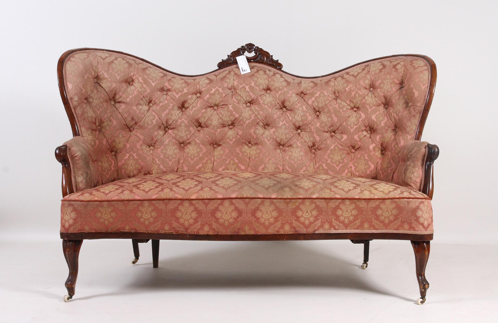 SOFFA, nyrokoko, 1800-talets andra hälft.