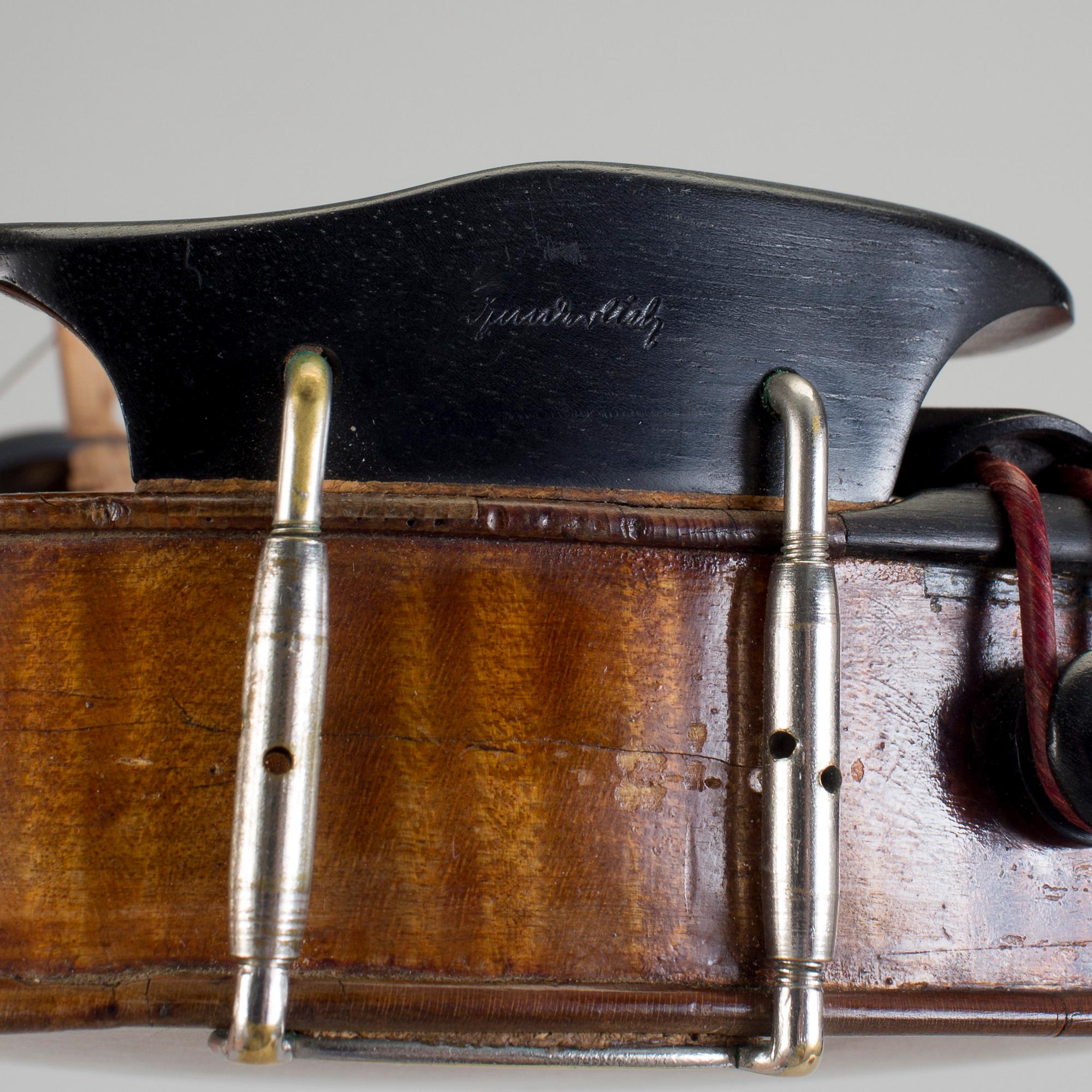 An Alexander Zanti violin, 1818.