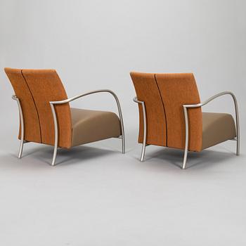 Gijs Papavoine, a pair of 'Lomas' easy chairs for Montis.