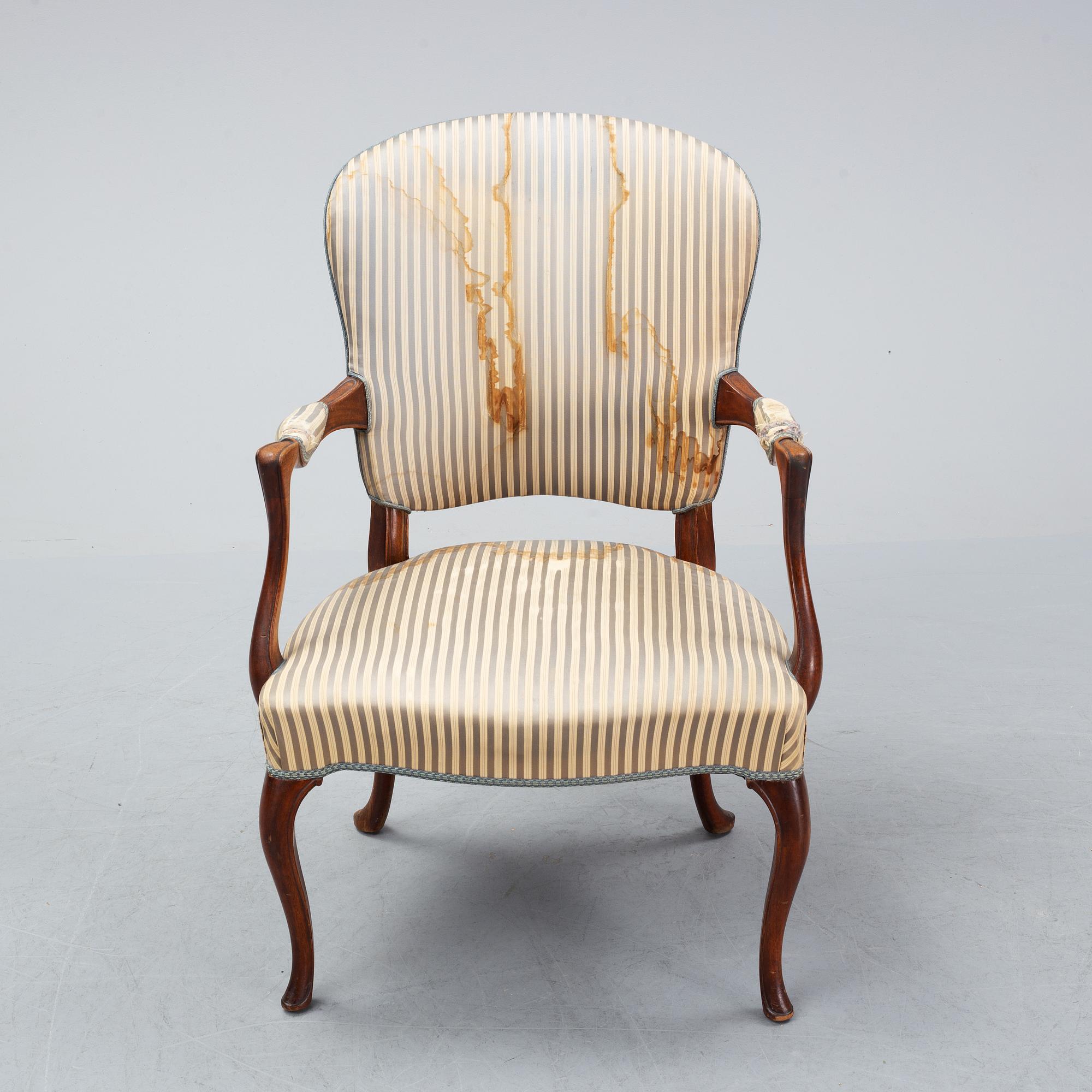 Frits Henningsen, a mahogany armchair, Denmark.