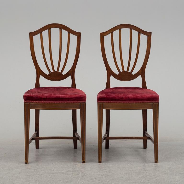 A set of ten chairs, early 20th century.