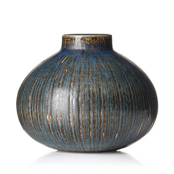 90. Carl-Harry Stålhane, a unique stoneware vase, Rörstrand, Sweden, 1959.