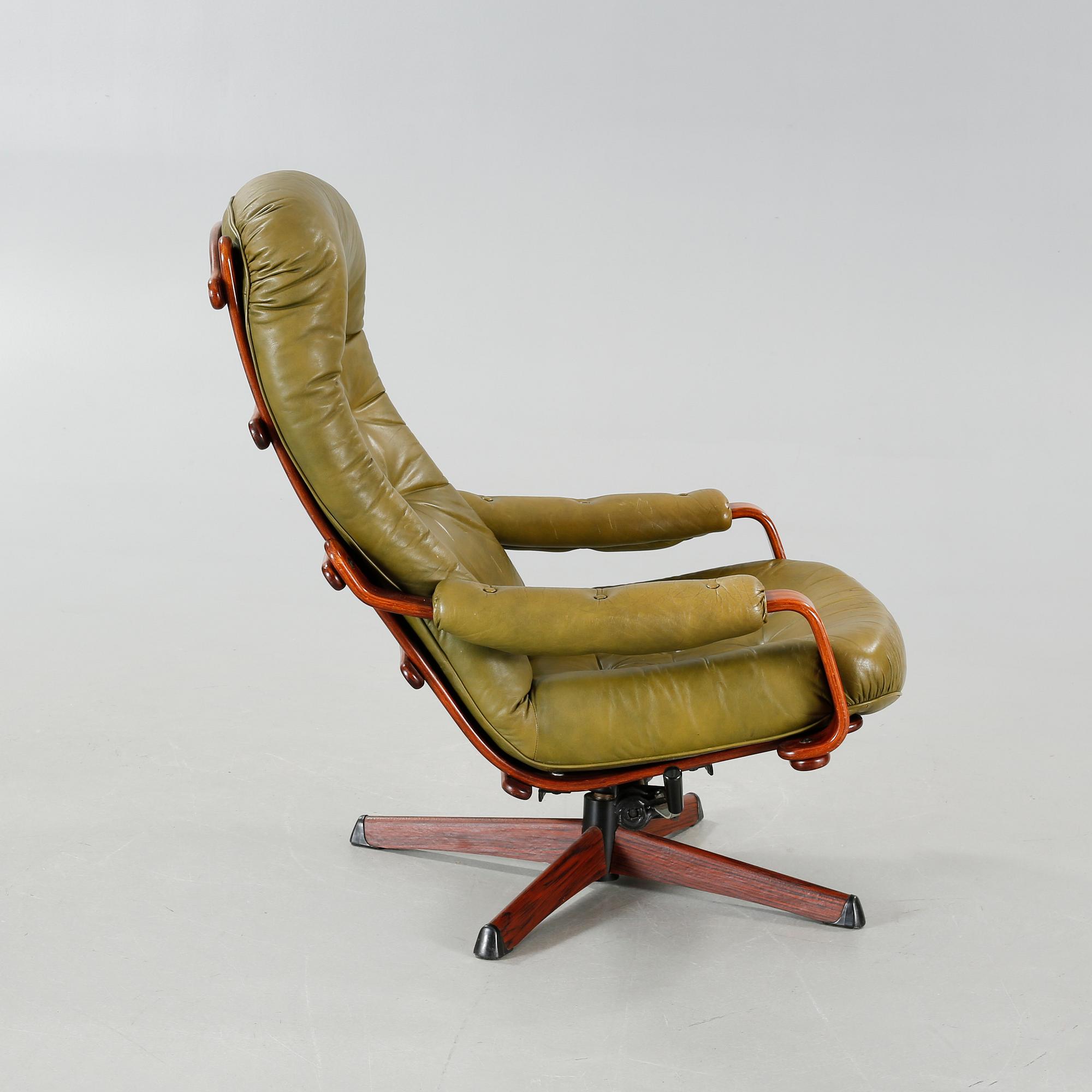 One 1970-/80´s lounge chair called "Gondol", G-design for Göte-Möbler in.