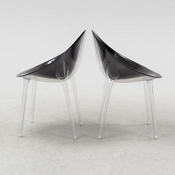 Philippe Starck, a pair of 'Mr. Impossible' chairs from Kartell, Italy.