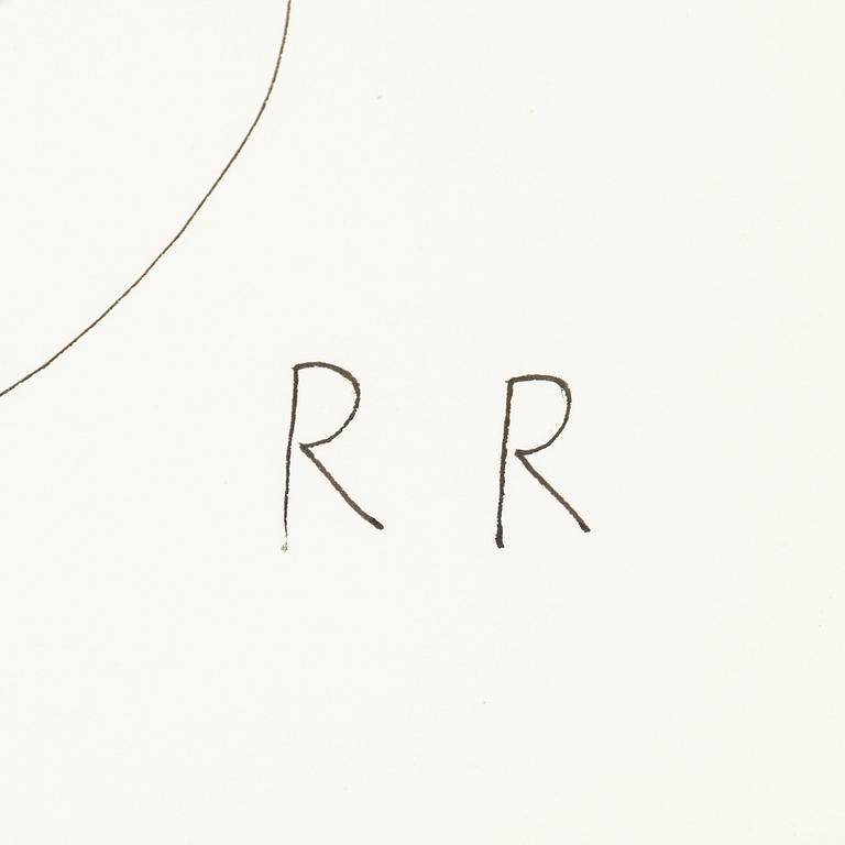 Roger Risberg, indian ink drawing, signed. Executed in 2008.