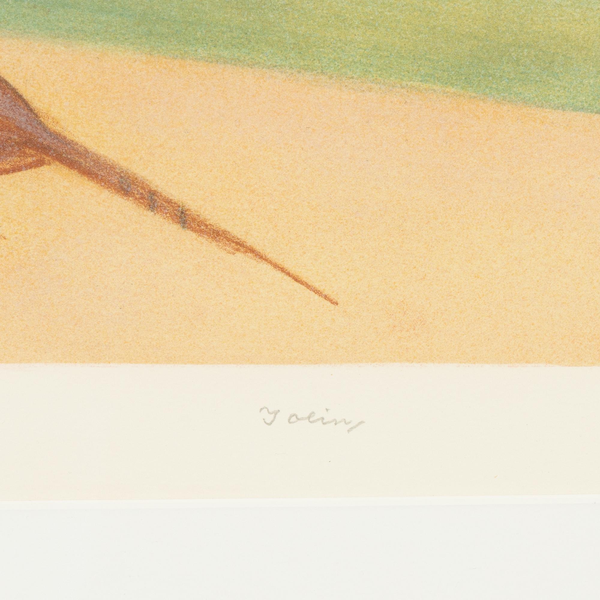 Einar Jolin, lithograph in colours, signed 71/360.