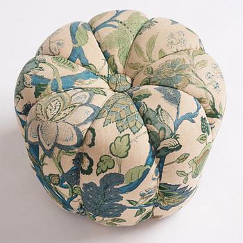 Josef Frank, a upholstered stool, Svenskt Tenn, probably 1930s-1940s.