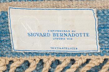 Sigvard Bernadotte, matta, rya, ca 184 x 133 cm, signerad SB.
