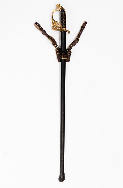 An officer's sword, WKC, Solingen Germany 1930s-1940s.