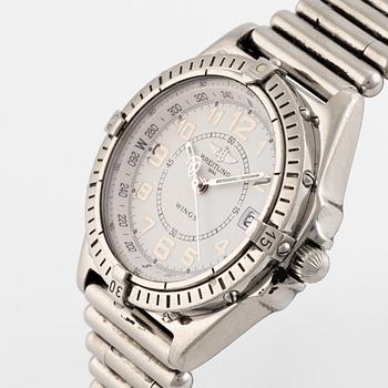 Breitling, Wings, armbandsur, 38 mm.