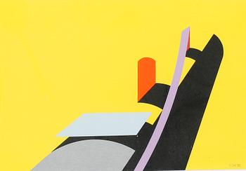 C GÖRAN KARLSSON, färgserigrafi, signerad CGK och daterad -82.