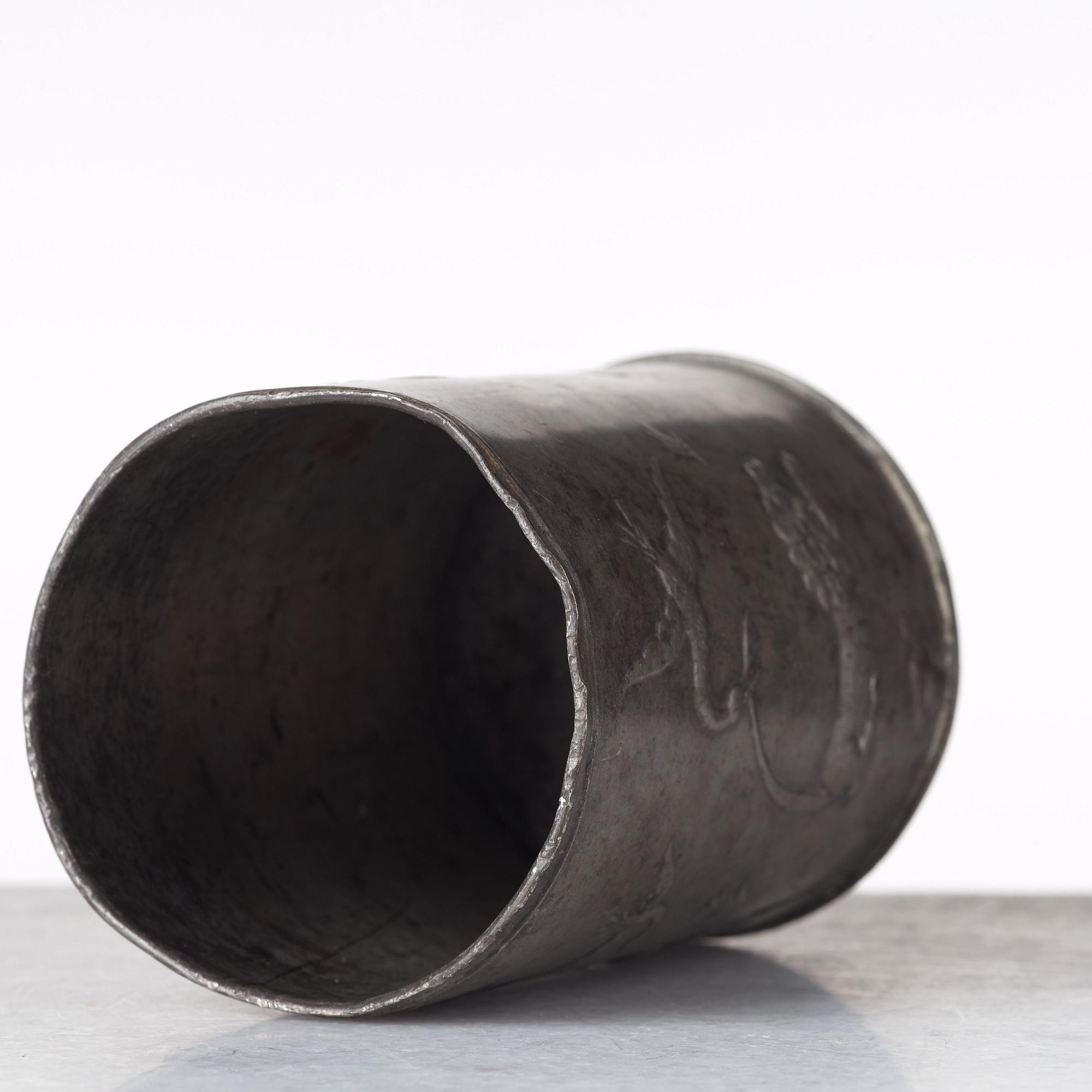 Nils Fougstedt, NILS FOUGSTEDT, a set of four pewter items, Svenskt Tenn, Sweden ca 1928.
