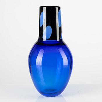 Gunnel Sahlin, a glass vase, Kosta Boda Atelier, Sweden.