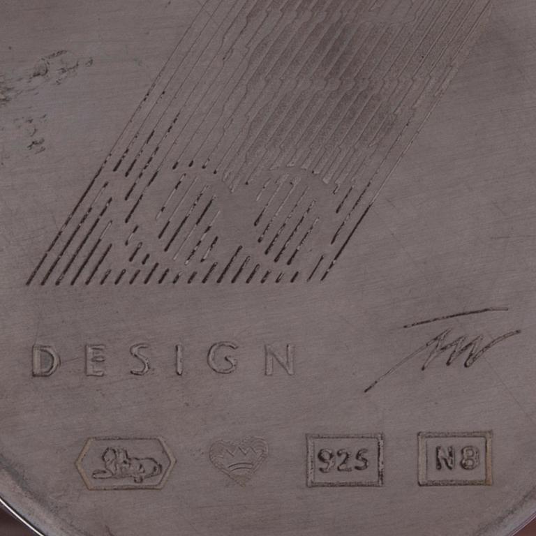 TAPIO WIRKKALA, "Kasvu" VAS, silver, signerad "TW", Kultakeskus 1990. Vikt 535 g.