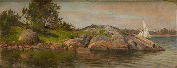 Hjalmar Munsterhjelm, attributed to, Landscape.