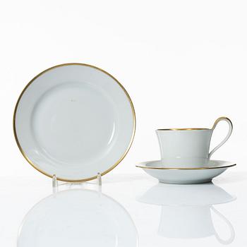 A 24-piece porcelain coffee service, Bing & Grøndahl, Denmark.