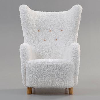 FÅTÖLJ, Sannolikt Mogens Lassen, Danmark 1930-40-tal.